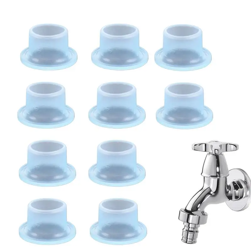 10pcs Silicone Raw Material Belt Faucet Leak-Proof Sealing Gasket Washers Triangle Valve Pipe Hose Dripping Leakage Plugs