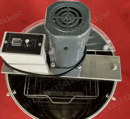 220V/110V Electric Honey Extractor | 12/24 Frame Auto Reversible with Honeycomb Design