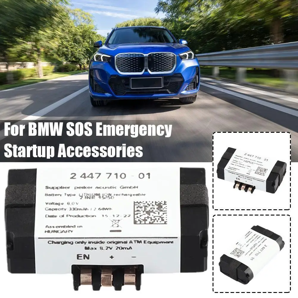 Car SOS Emergency Battery Replaces 84102447710 2447710 For BMW F20 F21 F22 F23 F40 F87 F44 F45 F46 Car Accessories