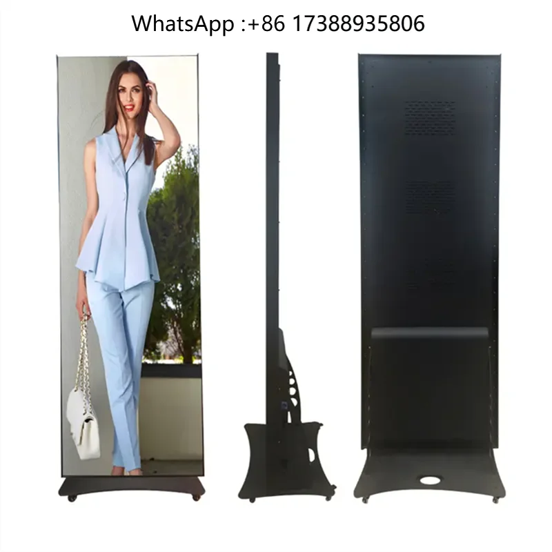 Indoor P2.5 Portable Smart Advertising Player Full ColorLED Poster Video Banner Board Advertising Screen Digital Display High