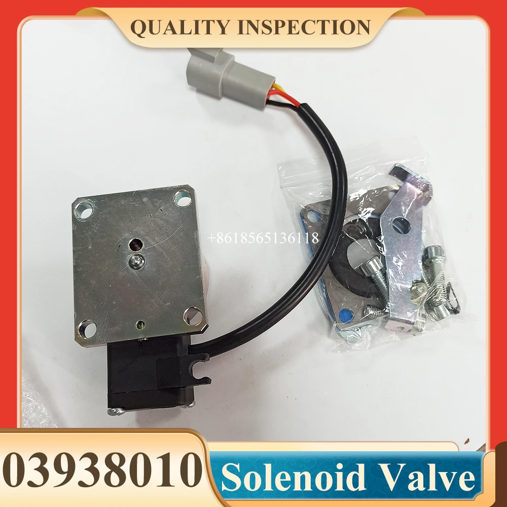 

03938010 01660911 Solenoid Valve For 3L31C H15SXL H12SXL H12SX H12SDXH 18SXL H16TPX Diesel Stop Solenoid 12V/24V