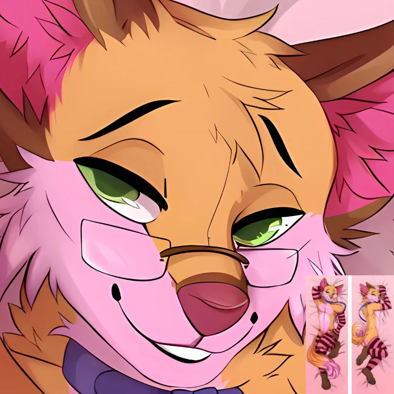 

Dakimakura аниме пушистый пушистый оркус Pandorafox наволочка двусторонний принт обнимающее тело постельное белье наволочка дропшиппинг