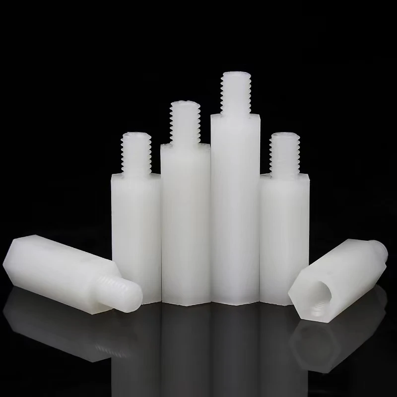 M2 M2.5 M3 M4 White/Black Nylon Standoff Hex Column Support Male Female Spacer PCB Pillar Motherboard Standoffs Stud Plastic