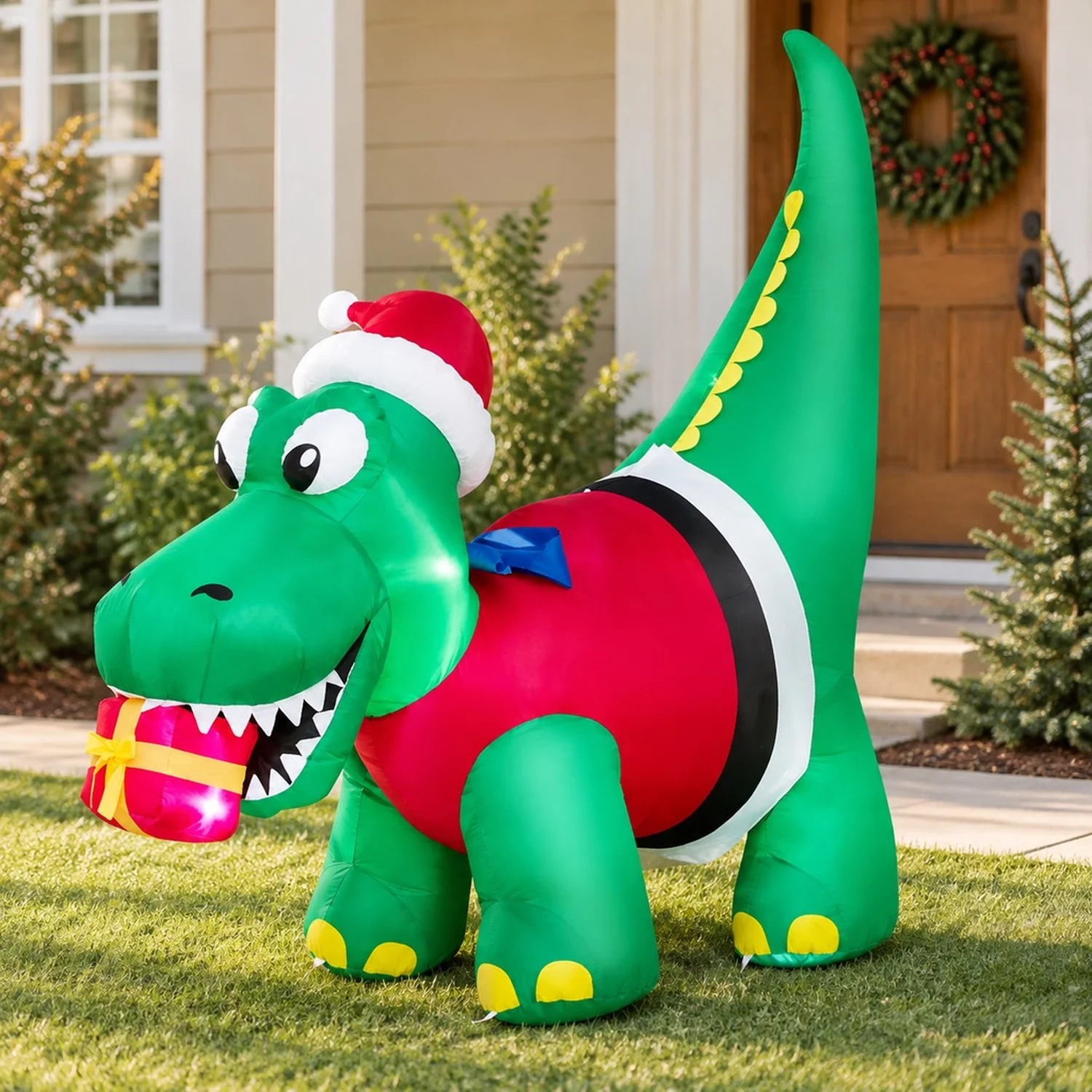 Inflatable Christmas Decoration with LED Lights
