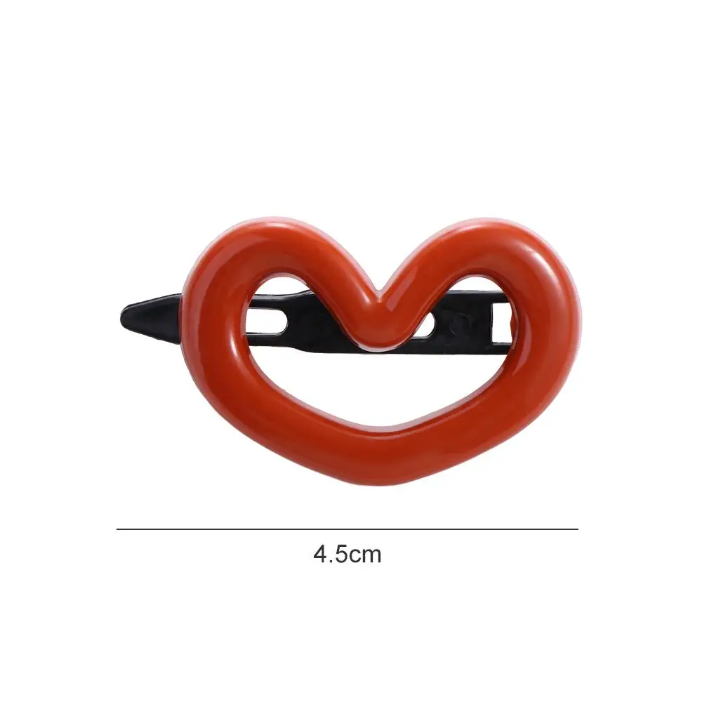 Gifts Duckbill Clip Bangs Clip For Women For Girl Y2K Hair Barrettes Hair Accessories Korean Style Hairpin Love Heart Hair Clip