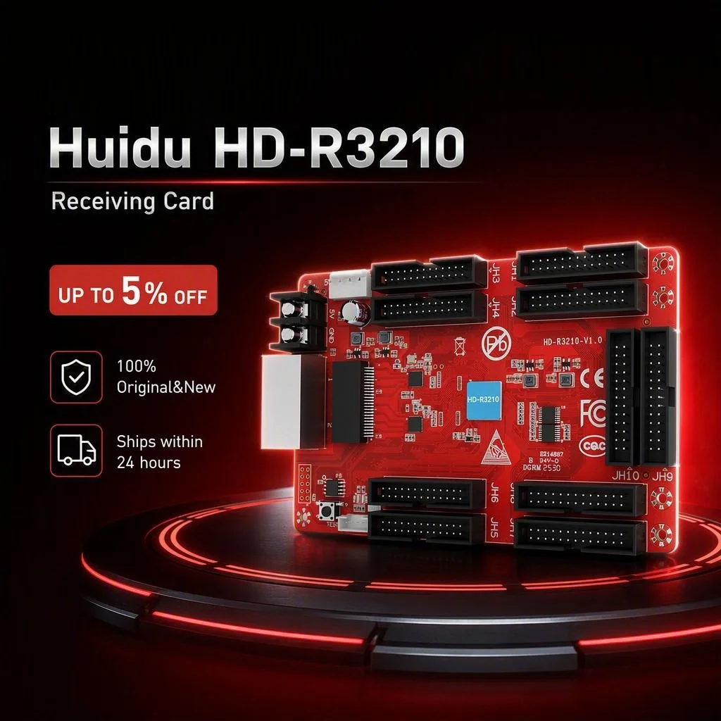 Huidu HD-R3210 LED Receiving Card 10*HUB320 Ports Max Load 260000 Pixels LED Display Controller Board