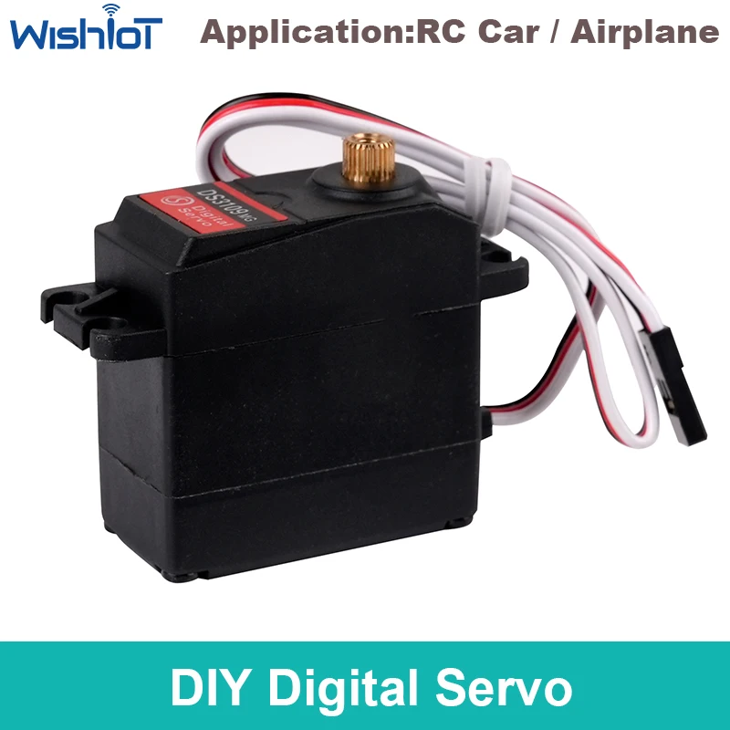 

Original DS3109MG 9kg High Speed Servo Metal Gear Digital Servo Baja Servos For 1/8 1/10 1/12 RC Cars Toys Drone Model Aircraft