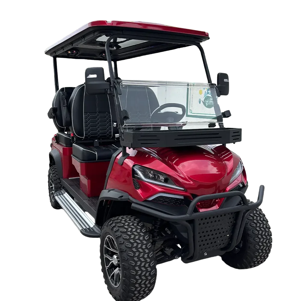 2025 High Quality Chinese 4-Seater Electric Golf Cart with Cooling System 4-Wheel for Golf Carts