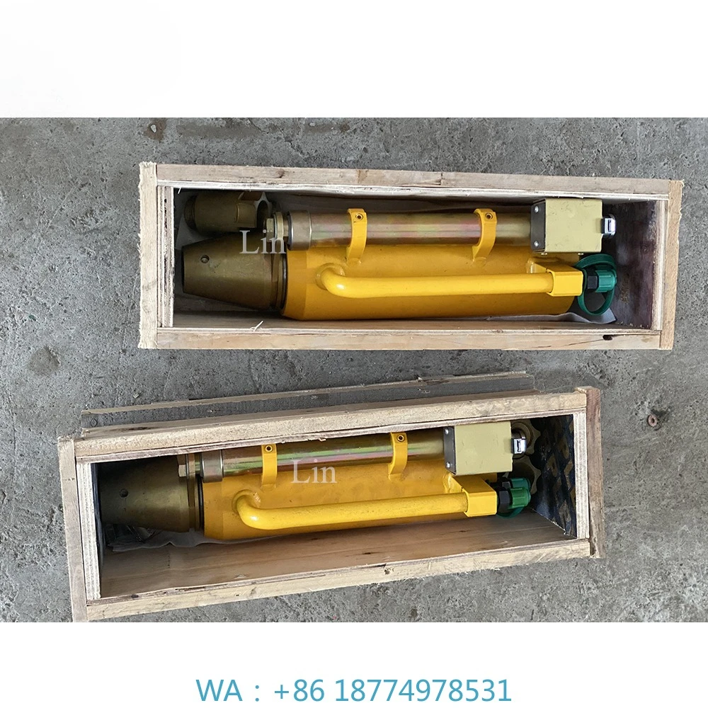 14T 25 27 Ton Hydraulic Mono Stressing Jack Post Tension 6.35mm 12mm 14mm 18mm Single Steel Wire QYC
