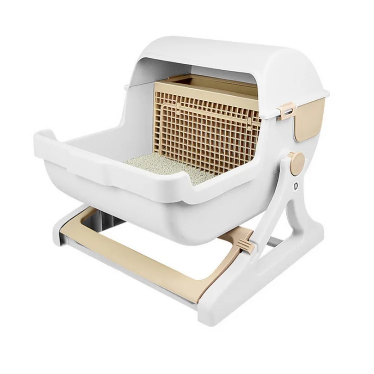 new design toilet big space automatic cat litter box