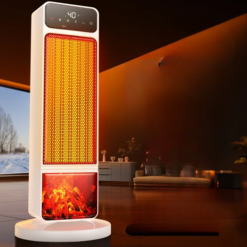 2024 New Heater Home Use Energy-saving Power-saving Heating Fan Graphene Electric Heater Winter Cooling Heating Miracle Device