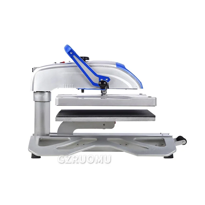40x50cm Heat Press Machine - Home Use Digital Heat Transfer, 180° Rotation, Multifunctional Sublimation Printer for T-Shirts & M