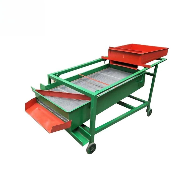

Household small corn vibration screening machine grain dust screen impurities to deflate
