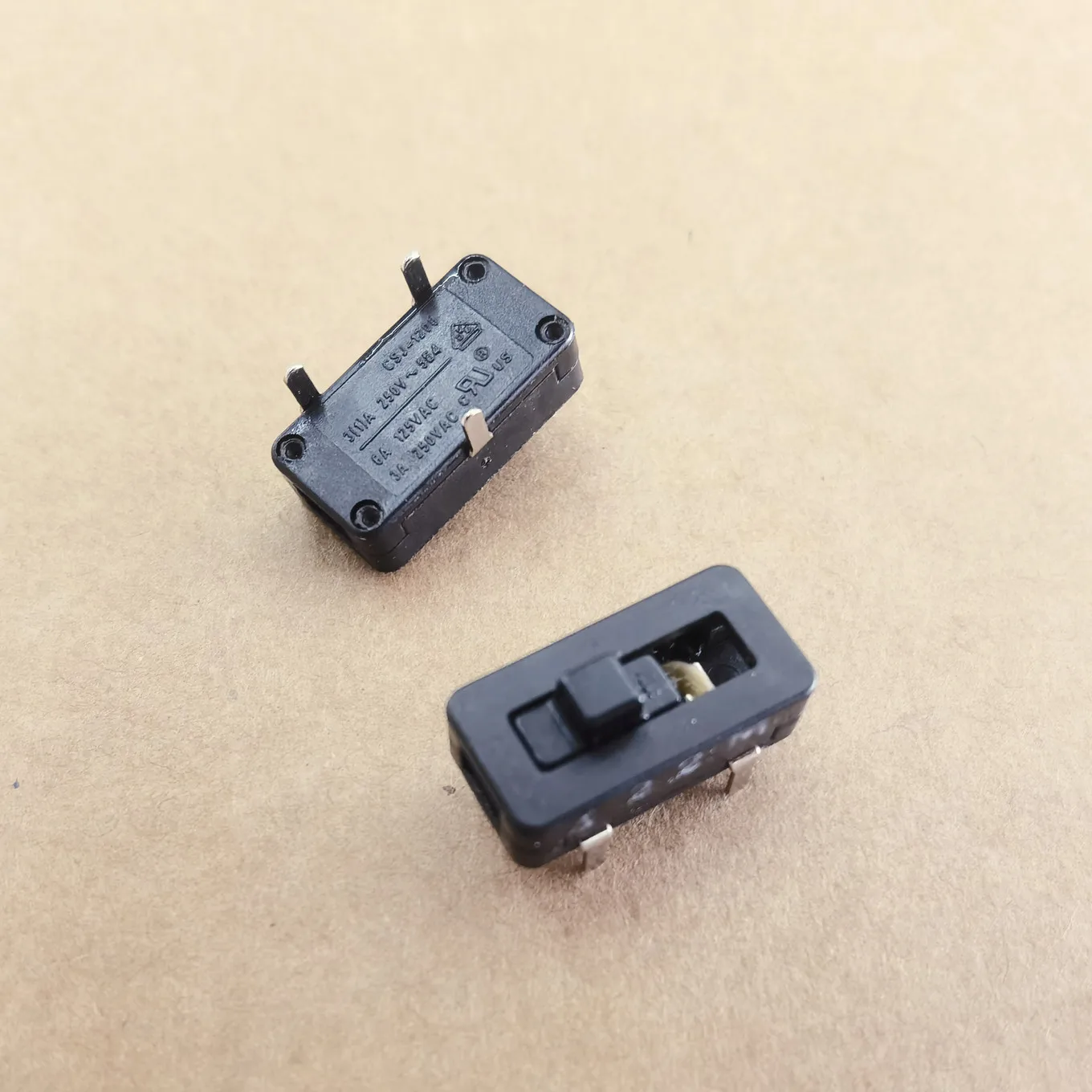 Original new 100% air duct switch CSJ-1206 3pin 2gear toggle switch welding foot 3A125V 3A250V