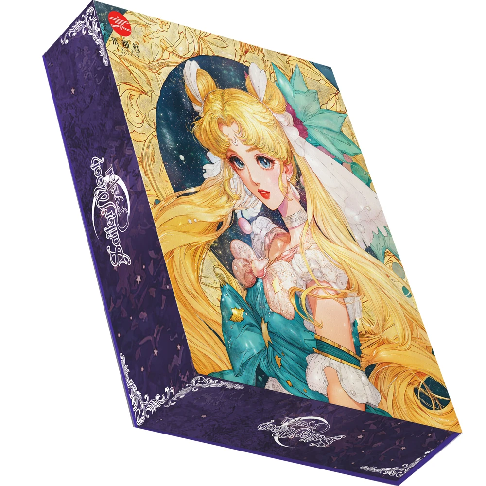 

Japanese Anime Sailor Moon Collection Cards Fantasy Battle Girl Anime Exquisite and Elegant Character Rare Limited Cards Gifts