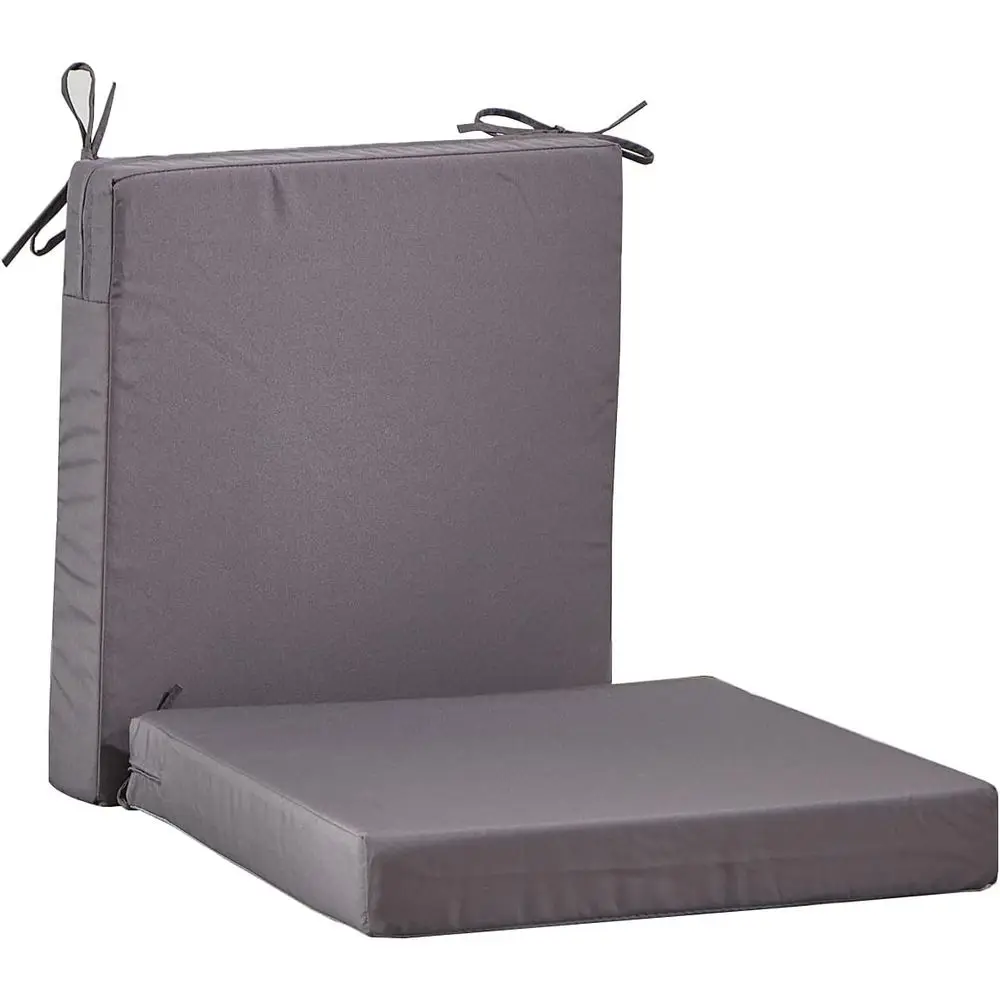 

20 x 18 Inch Outdoor Chair Cushions or Patio urniture UV Resistant Non Slip Waterproo Replacement Patio Seat Cushion with Ties S