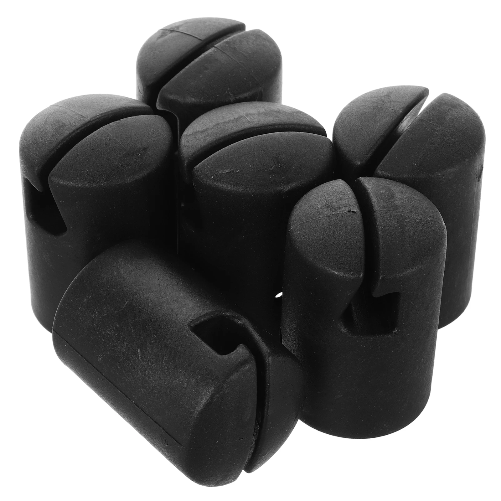 

6pcs Foot Mat Cover Round Pad Leg Cap Replacement Parts Plastic Pole Plastic Trampoline Pole Caps Caps Accessories for Child