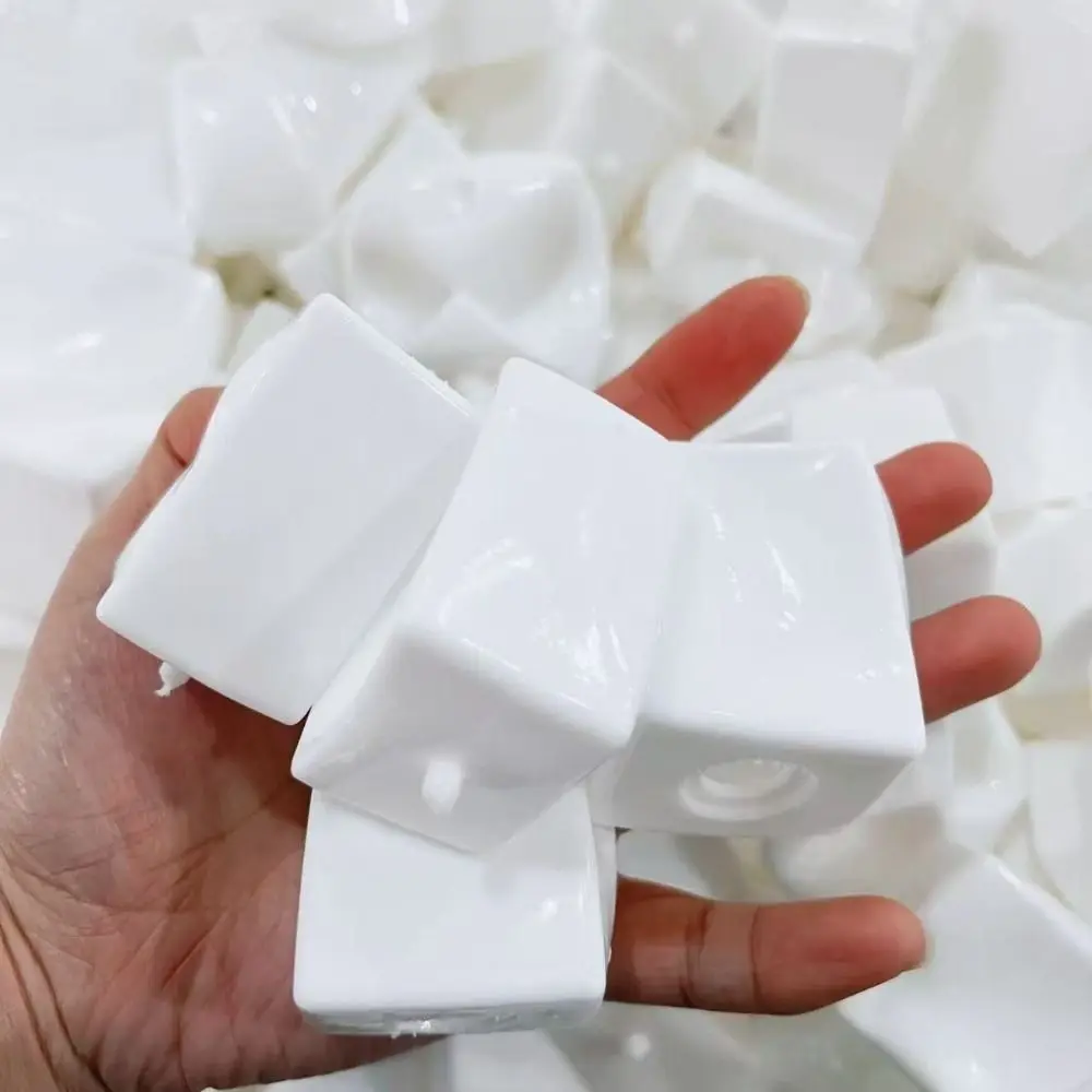 Tofu DIY Empty Ball Skin Soft TPR Fillable DIY Pressure Ball Kit White Yellow With Lid Handmade Ball Skin Craft Making Accessory