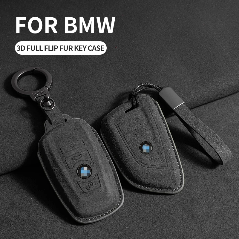 

Leather Car Key Case Cover for BMW X1 X3 X4 X5 F15 X6 F16 G30 7 Series G11 F48 F39 520 525 f30 118i 218i 320i Car Accessories