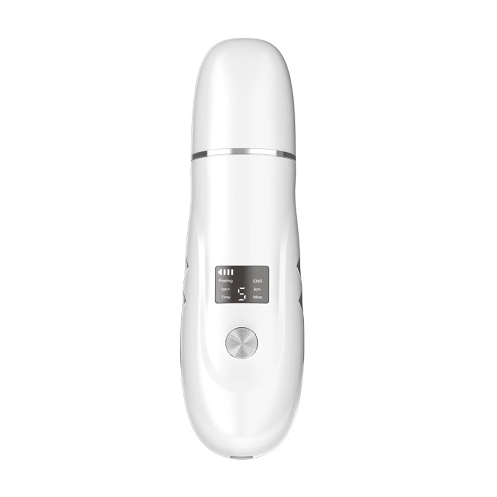 A02V-Vibraten Ultrasone Huid Scrubber Comedondrukker Diepe Gezicht Reinigingsmachine Gezicht Spatel Facial Lifting Peeling