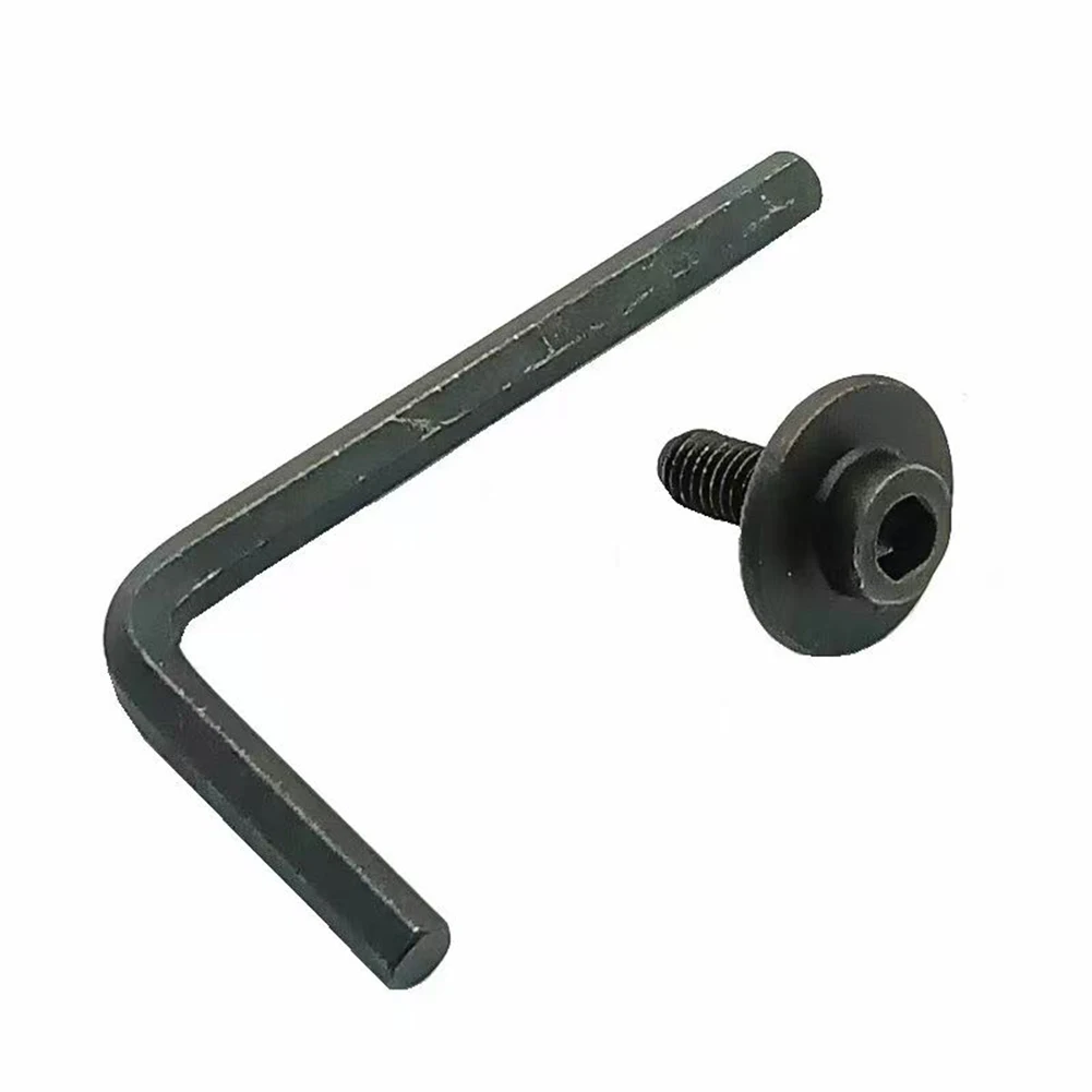 2667339 Mitre Saw Blade Clamping HEX Bolt And Hex Wrench 5 DLS714Z For LS0714 Mitre Saw Blade Clamp Bolt Flange Head, Left Han
