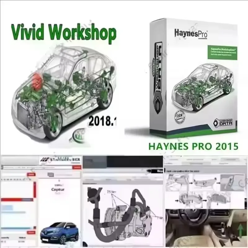 

HAYNES PRO 2015 última versión Vivid 2015.1 (Atris-Technik) en HDD taller automotriz datos Software de reparación de automóviles