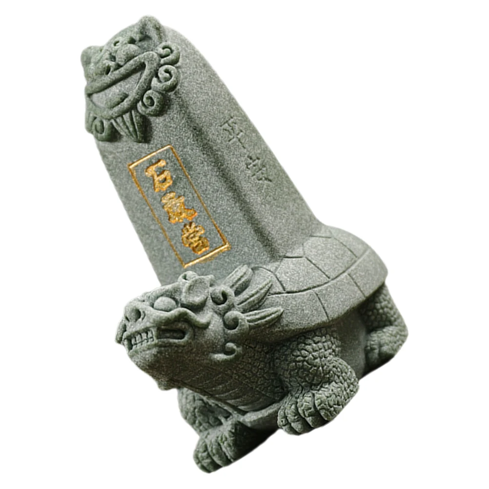 

Exquisite Shigandang Dragon Turtle Sculpture Resin Craft Compact Size Home Tabletop Decor Small Chinese Style Statue