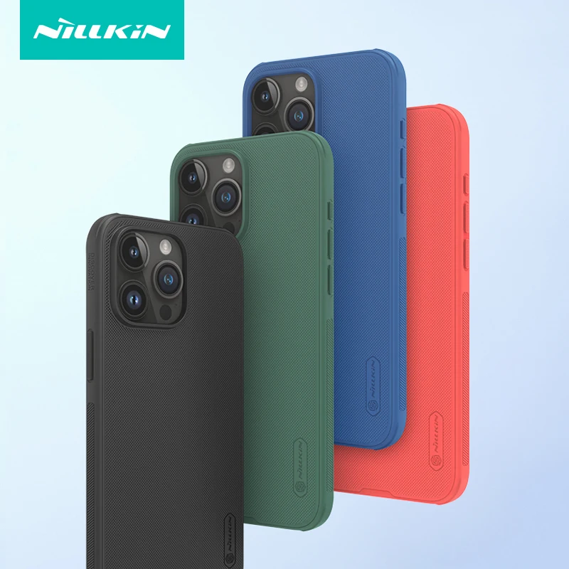 

For iPhone 15 Pro Max Case Nillkin Super Frosted Shield Pro Hard PC Matte Back Anti-Scratch Shockproof Cover for iPhone 15 Pro