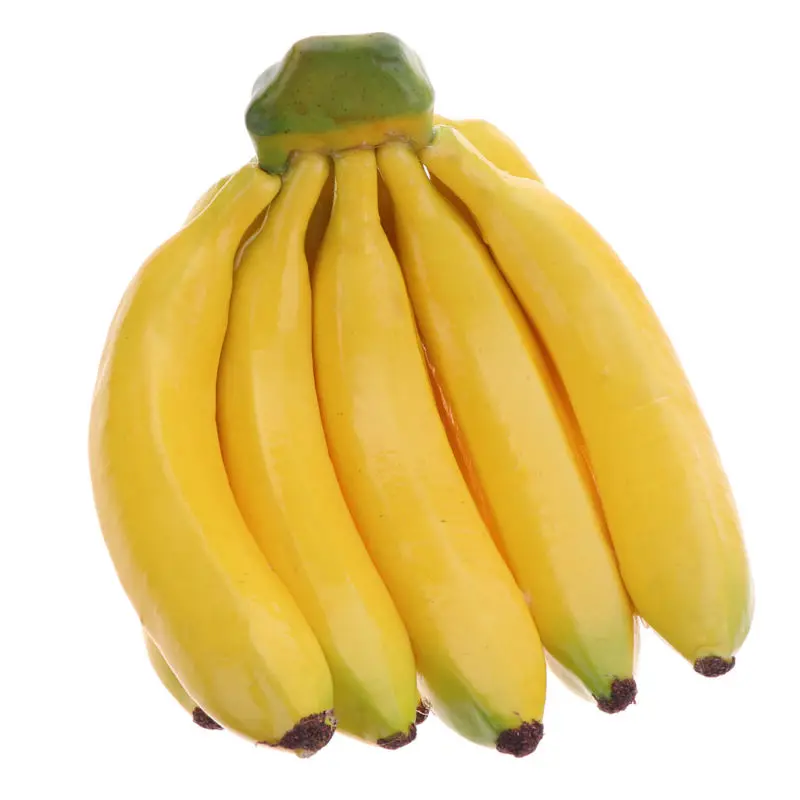 

Artificial Fruits Simulation Fake Bananas Model Decorative Plastic Fake Fruits Realistic Display Photo Prop Home Decor