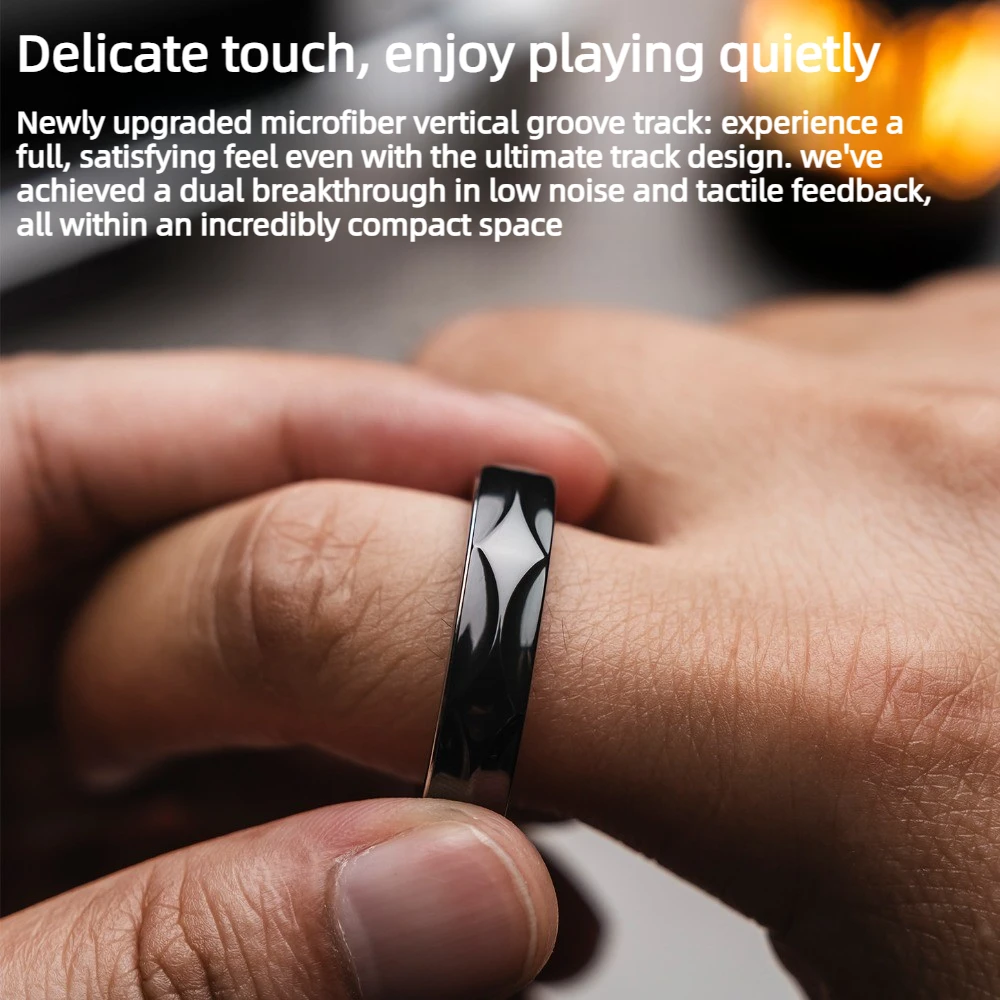 Zero OneEDC Star Ring Time and Space Series Mechanical Intensive Track Push Card Decompression Toy