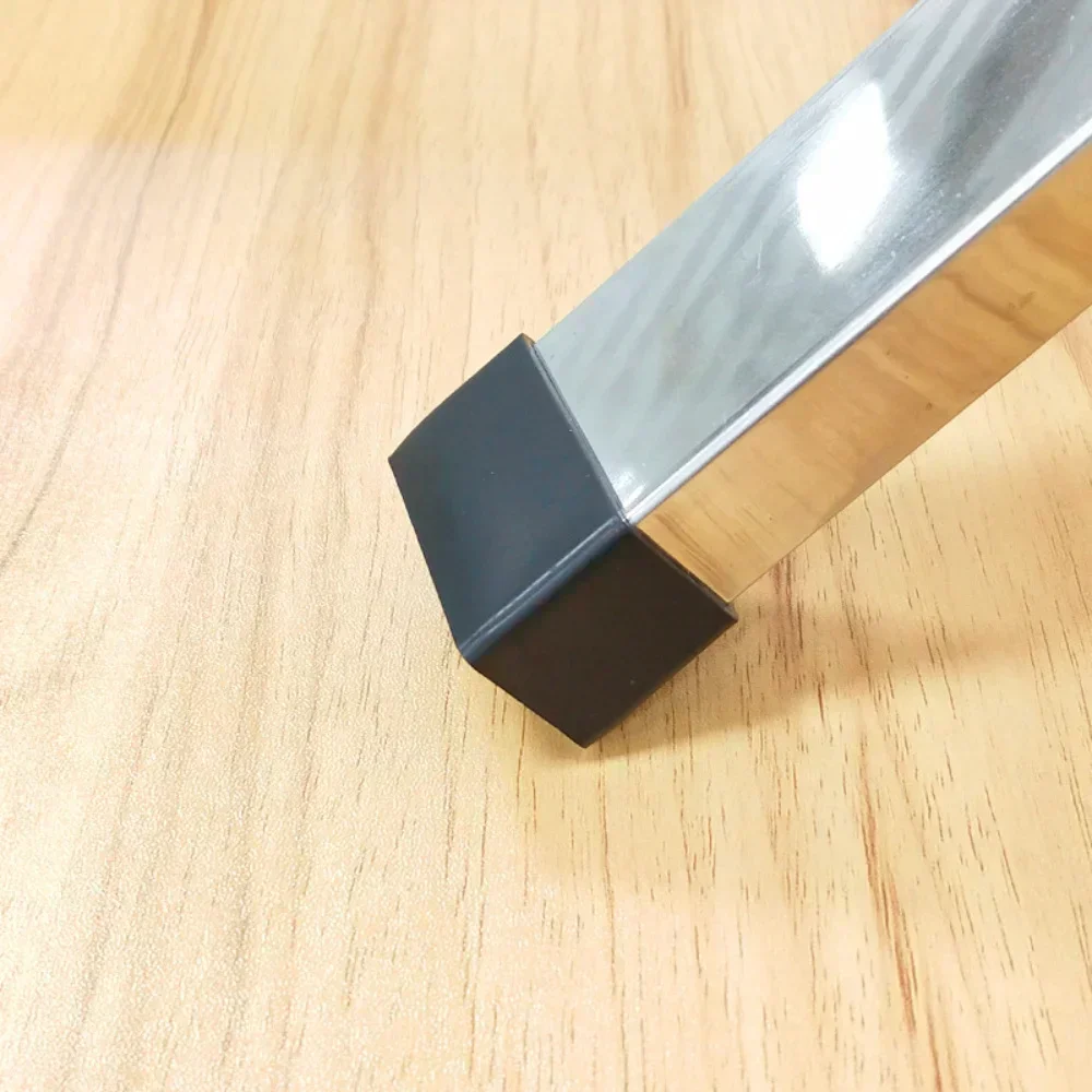 20*40mm square tube soft coat Mechanical equipment foot non-slip foot cover pad square tube plug scalp plug image 5
