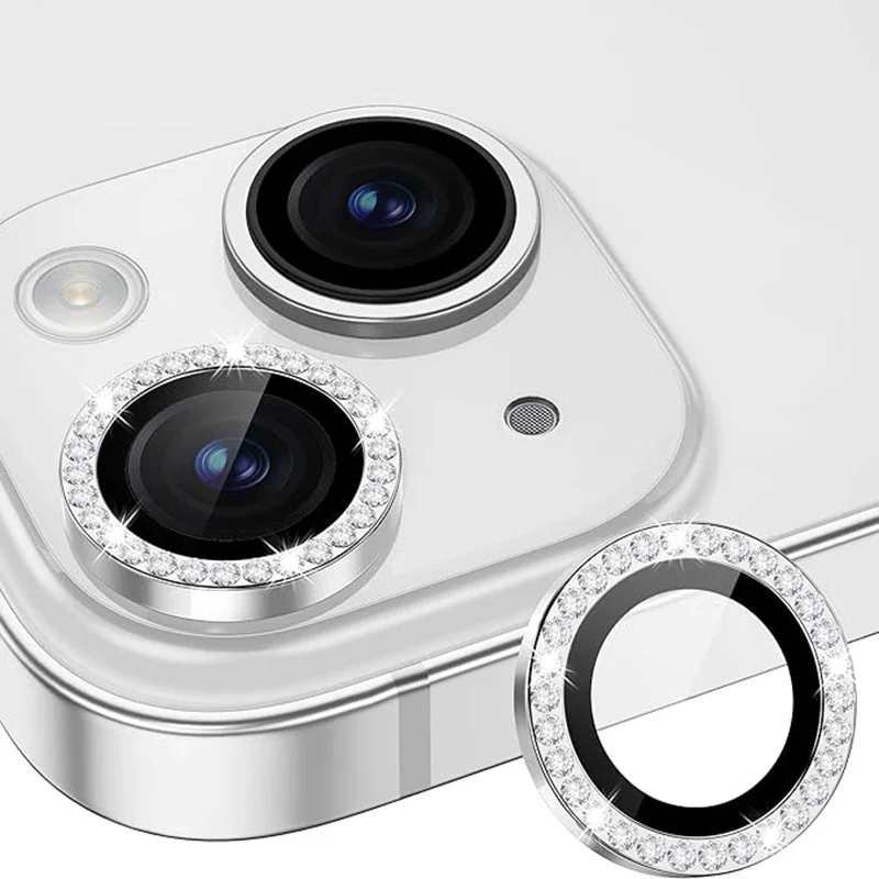 3PCS Diamond Camera Lens Protector for iPhone 15 16 Pro Max