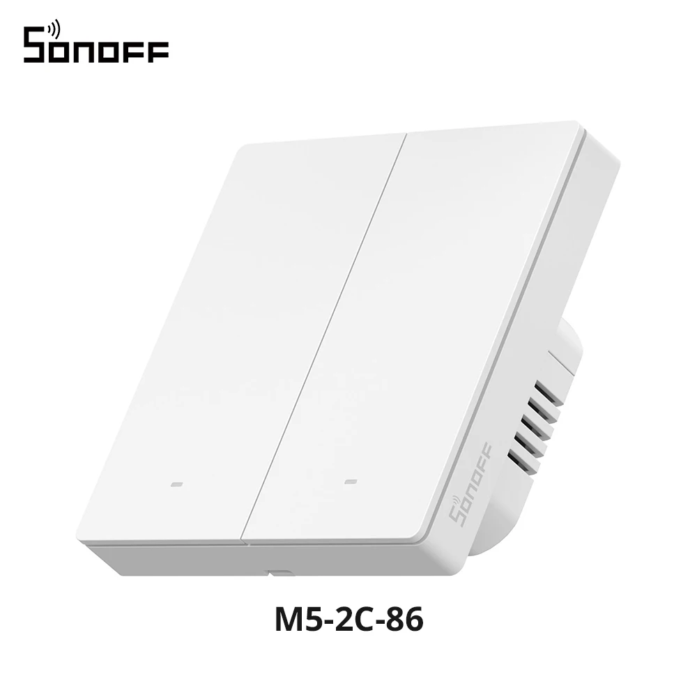SONOFF M5 Matter Smart Wandcontactdoos ESP32 Tweerichtings EWeLink-afstandsbediening Spraakbesturing Werkt met Alexa Google Apple Home Alice