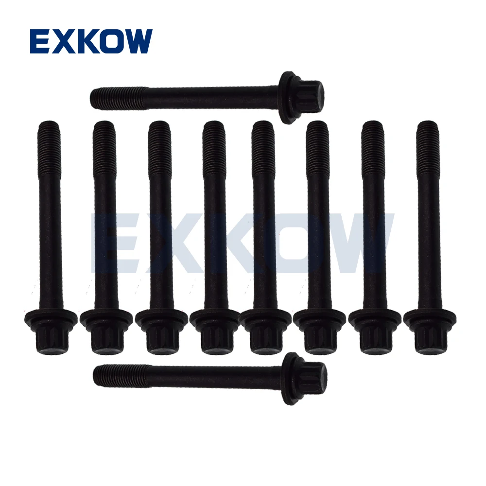 

10PCS Cylinder Head Bolt for Mitsubishi Airtrek Outlander CU2W CU4W Lancer CS9A L200 K65T K72T Grandis Pajero Montero MD191470