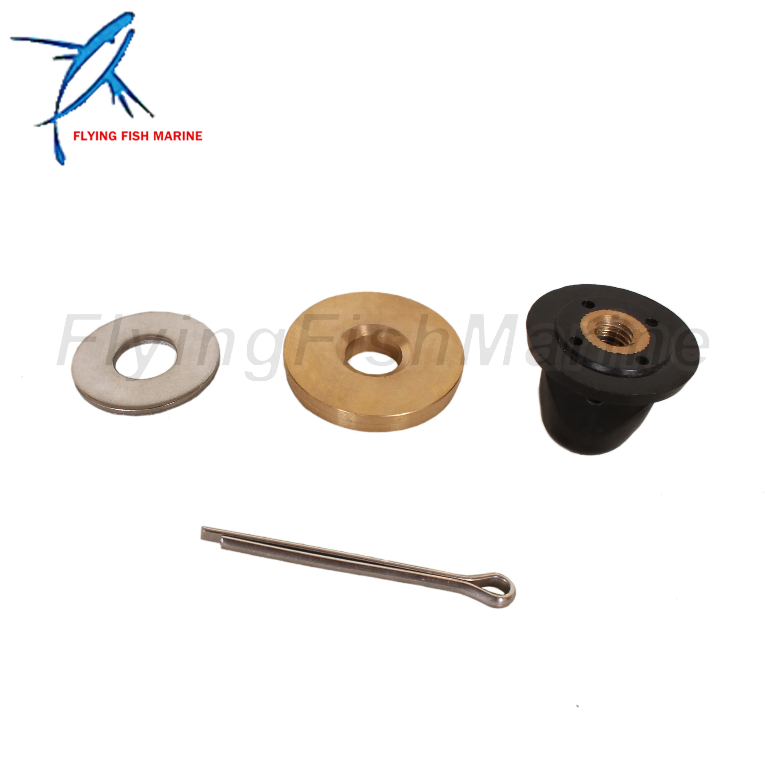 

Boat Engine 6L5-45987-00/01 Propeller Spacer, 6L5-45616-00 F4-03080000 Nut, 90201-08M54 Washer, 91490-25030 Pin for Yamaha 4-6HP