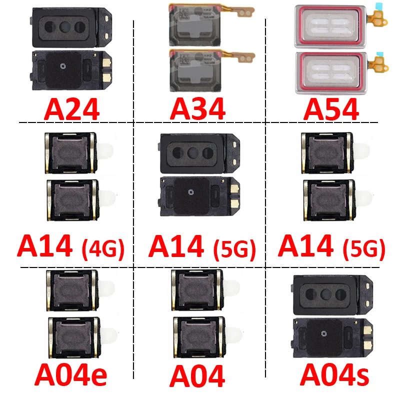 

Поп для Samsung Galaxy A04 A04e A04s A14 A24 A34 A54 A74 4G 5G Телефон Новый верхний наушник Ушной динамик Гибкий кабель