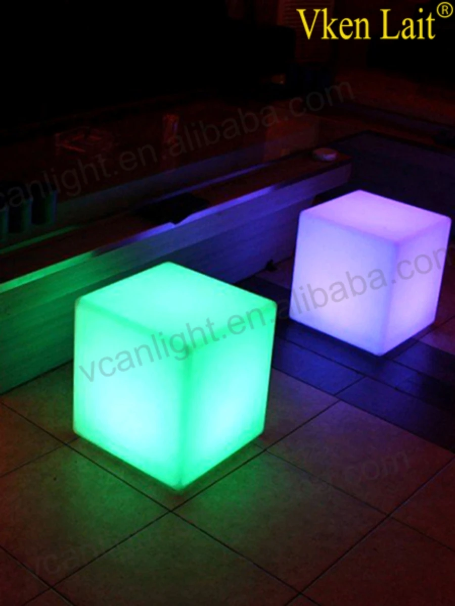 LED Light Cube Chair With Remote Control  VC-A400