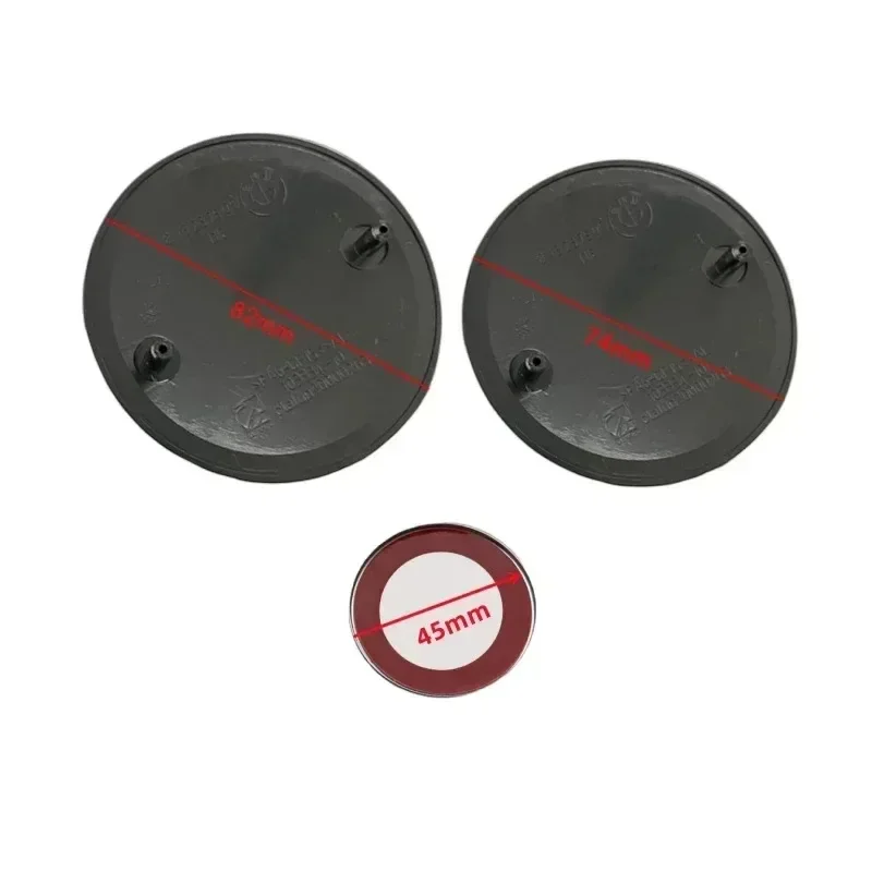 82/74/45mm BMW Round Car Emblem Classic Logo Front Rear Steering Wheel Valve Caps for X1 X3 X5 E39 E46 E90 E60 F30 F34 G60 G21