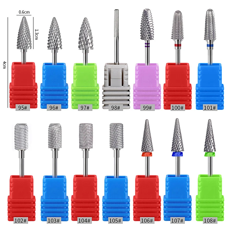 

1pcs Hard Nail Tungsten Steel Grinding Head Quick Removal Pre-processor Dead Skin Removal Engraving Drill Bit Manicure Tool