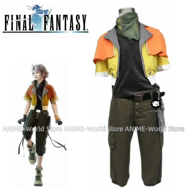 Game Final Fantasy XIII 13 Hope Estheim Cosplay Costume Adult Halloween Fancy Party Suit