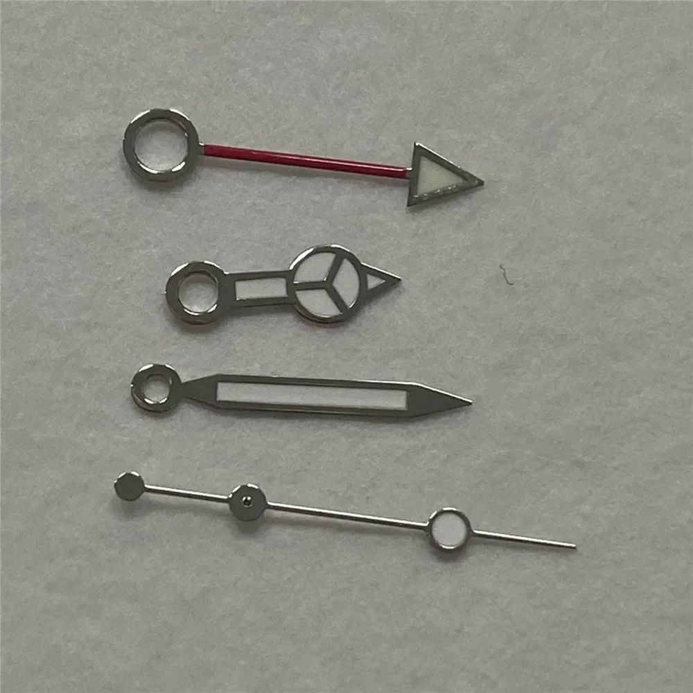 4 Pointers Blue Luminous Watch Hands for Mingzhu 3804 GMT Automatic Watch Movement Repair Accessories NEW DIY