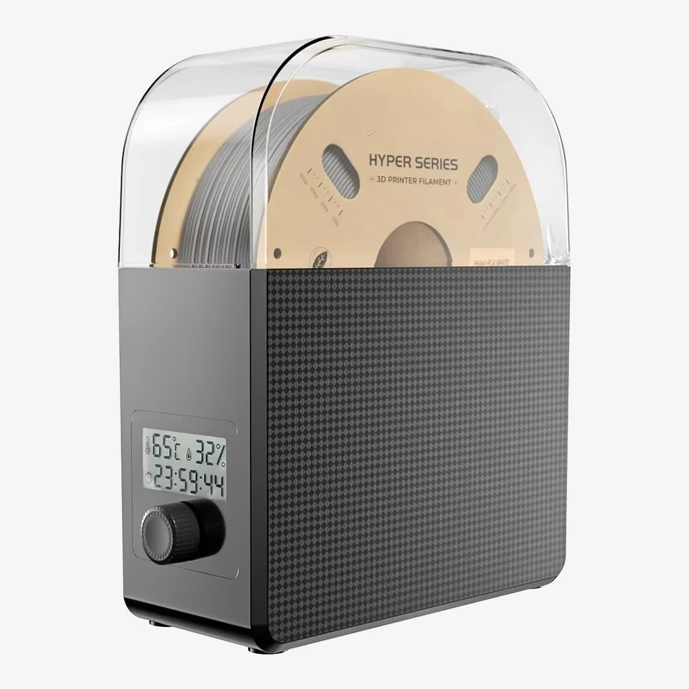 Plastic Filament Dryer Storage Case Adjustable Temp 45-65℃ Anti-Clog DIY Model Printing Accessory