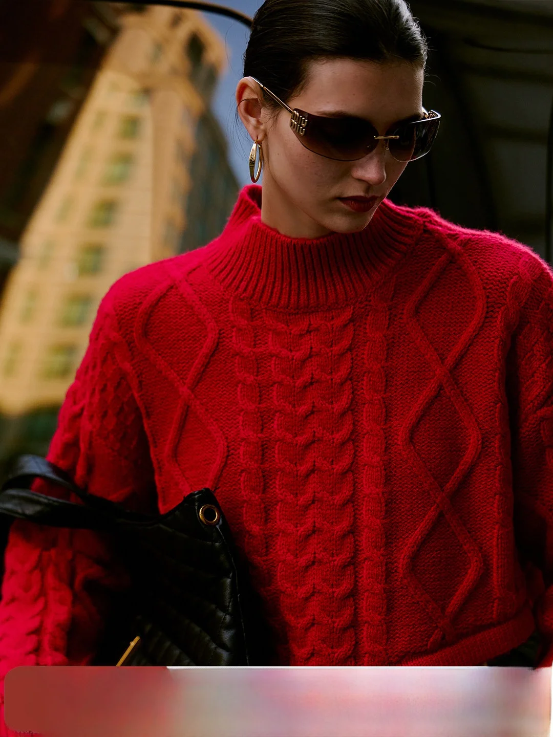 

Женский вязаный свитер Luna7xi с высоким воротником, осенне-зимний, теплый базовый слой, повседневный, для работы, трикотаж