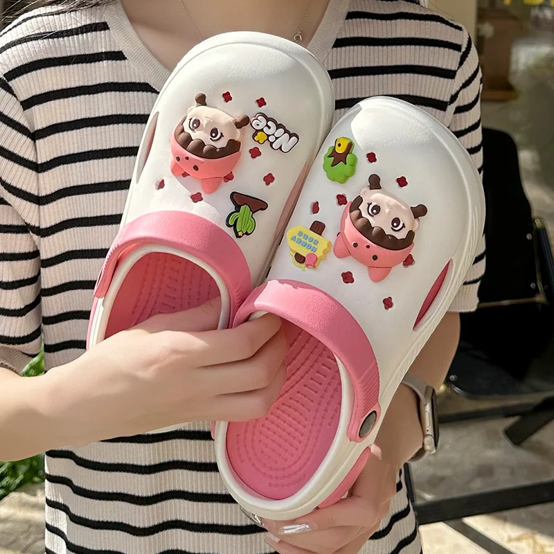 Fashionable Waterproof Slippers Children\'s Sandals Shoes Summer Outdoor Slippers Soft Sole Garden Shoes Indoor Clogs Sandals