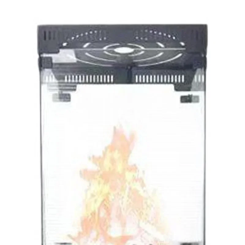 Gas Heater with Realistic Flame Effect—Heater for Patios, Decks, and Outdoor Living Areas—Shatterproof Tempered Glass