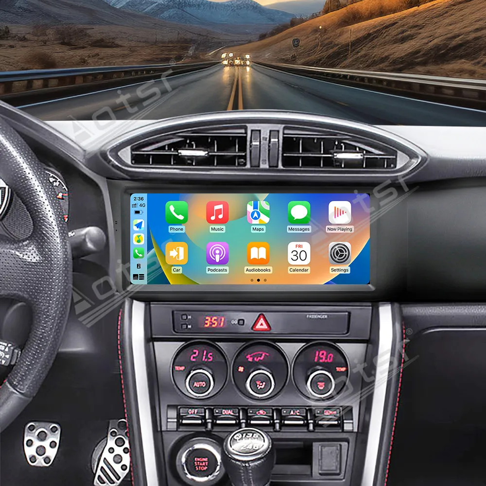 

New Style For Toyota GT86 2012-2019 12.1 Inch Touchscreen Car GPS Navigation CarPlay Android 13 Multimedia Infotainment System