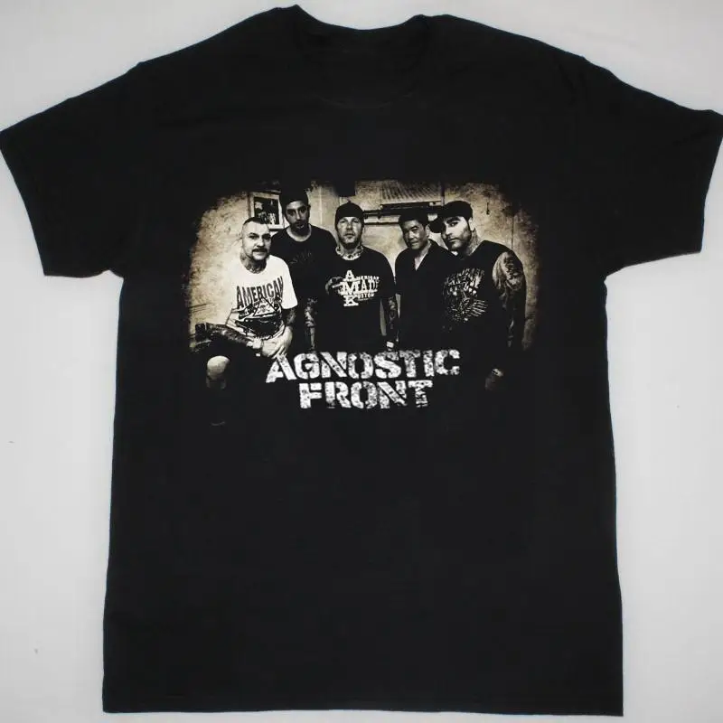 

Agnostic Front Band Member Черная мужская рубашка GifT AH118