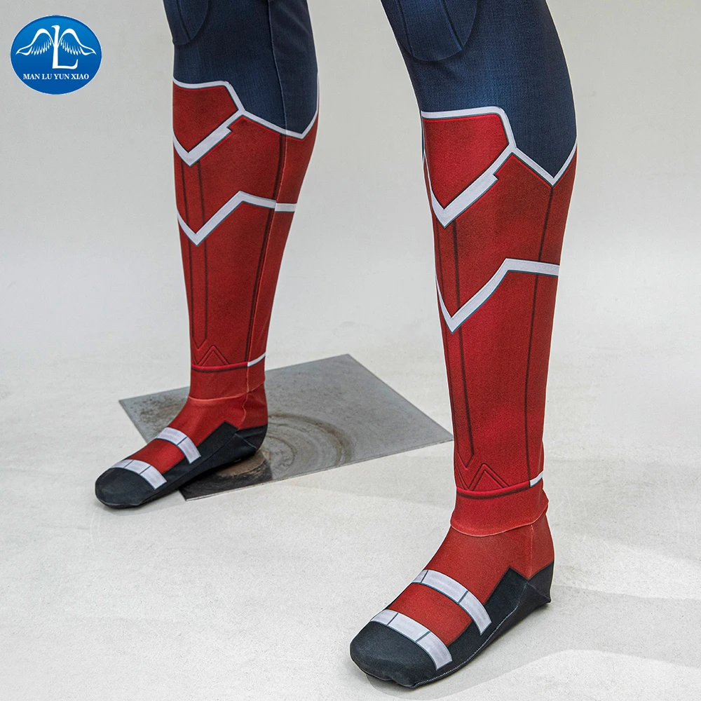 Captain America 4 Cosplay Costume  America  Adult Men Jumpsuit Superhero Roleplay Outfit Halloween Carnival Party Suit