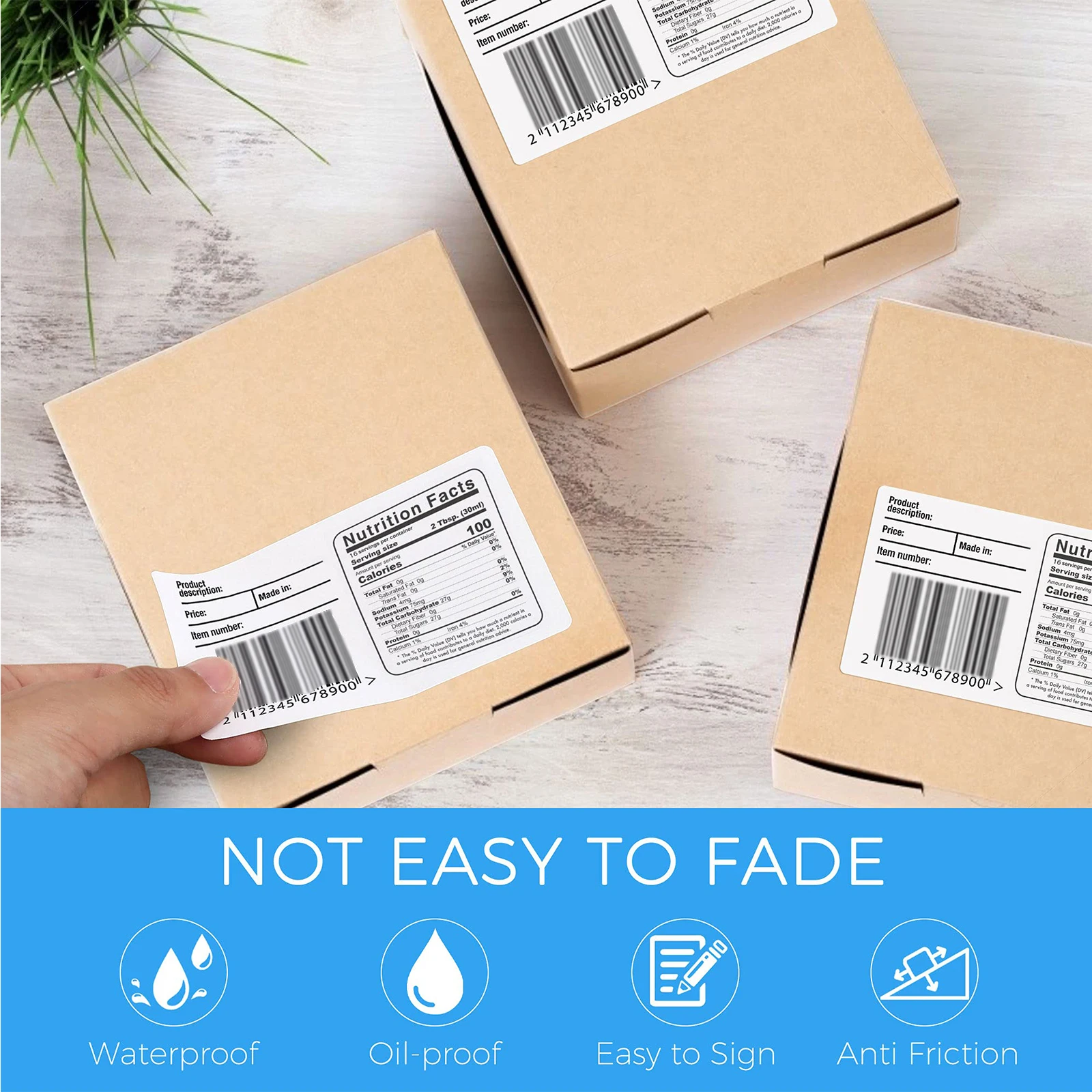 Compatible DYMO 30256 (2-5/16" x 4") Shipping Labels, Strong Permanent Adhesive & Perforated, for Labelwriter 450, 4XL, Rollo