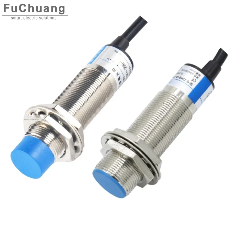 

LM18 analog inductive proximity sensor Sn: 5mm / 8mm DC AC NPN PNP NO NC NO+NC distance measuring sensor Approach Switch